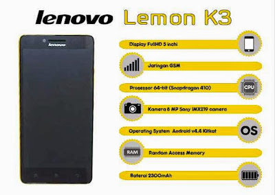 Harga Lenovo K3
