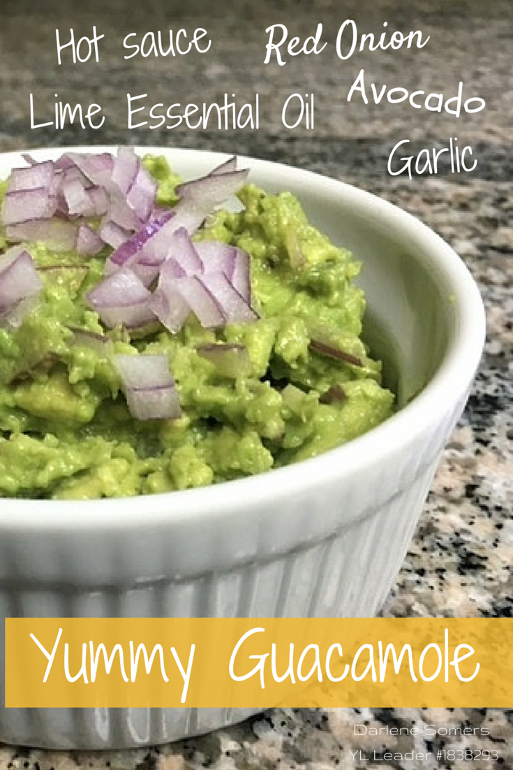 Spicy Guacamole with Lime Essential Oil Overthrow Martha