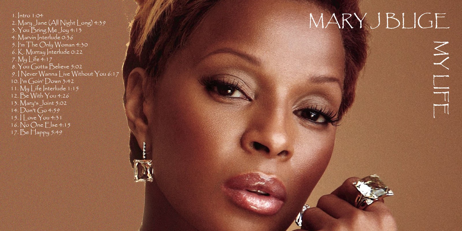 Mary J Blige- My Life CD cover.