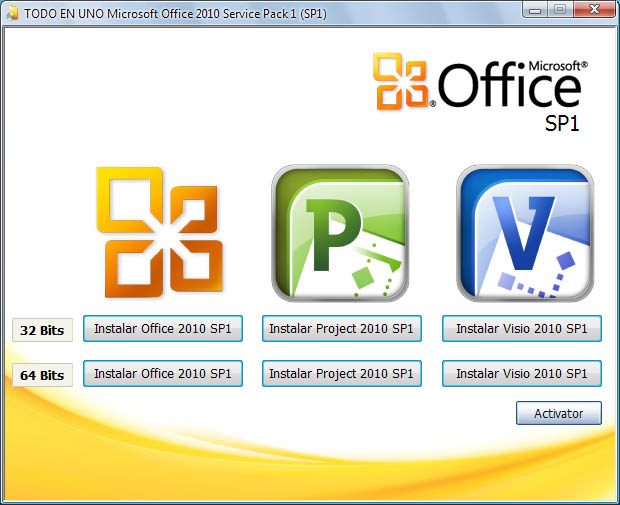 Microsoft Office 2010 SP1 VL AIO (x86 x64