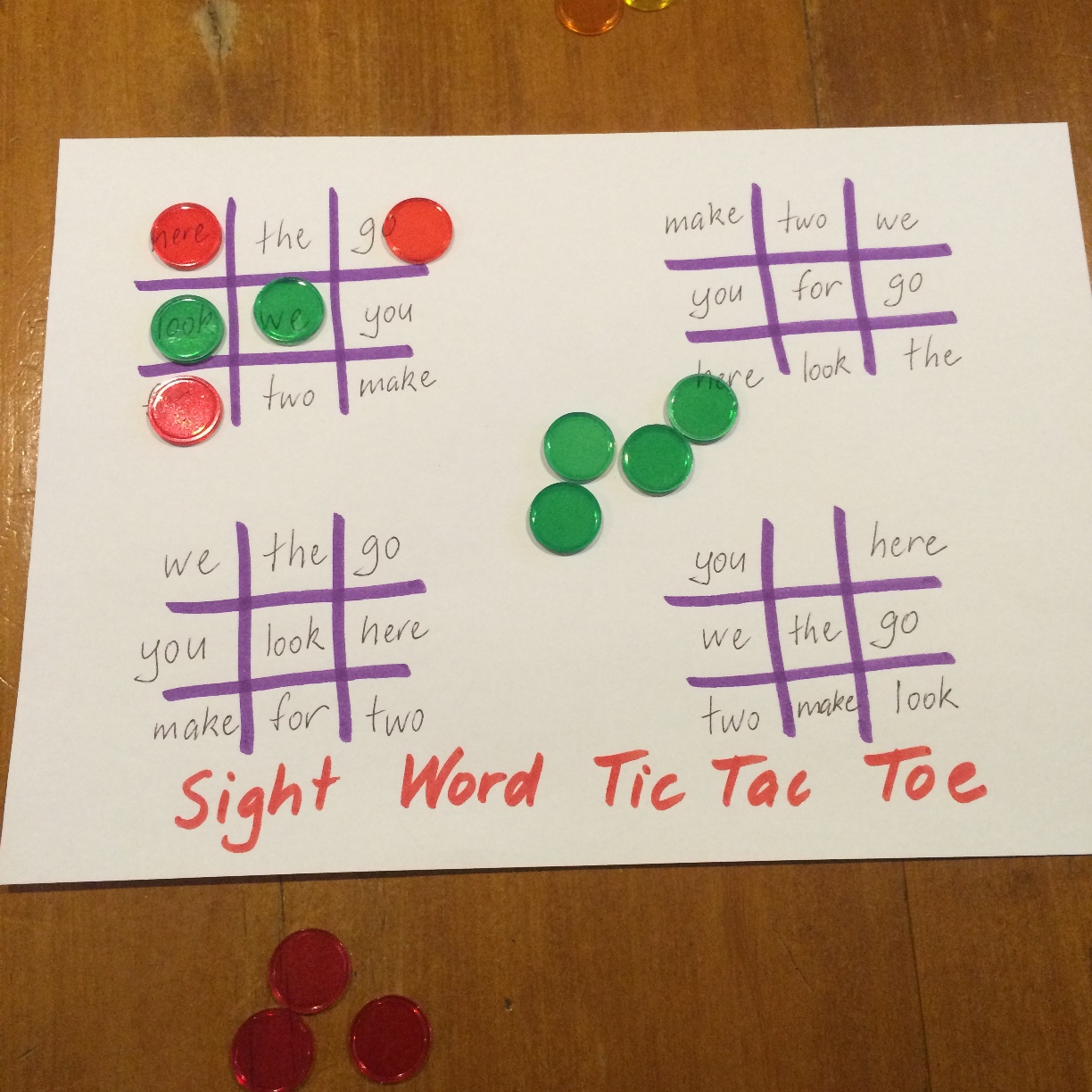 Fun Games 4 Learning: Sight Word Games