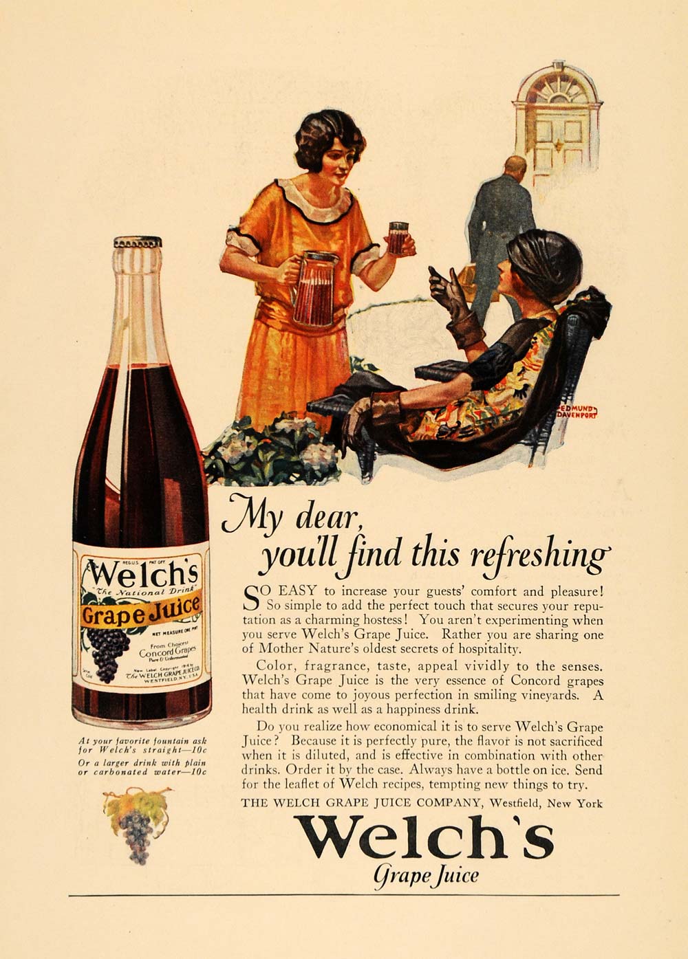 Vintage Recipe Blog Refreshing Welch's Grape Juice