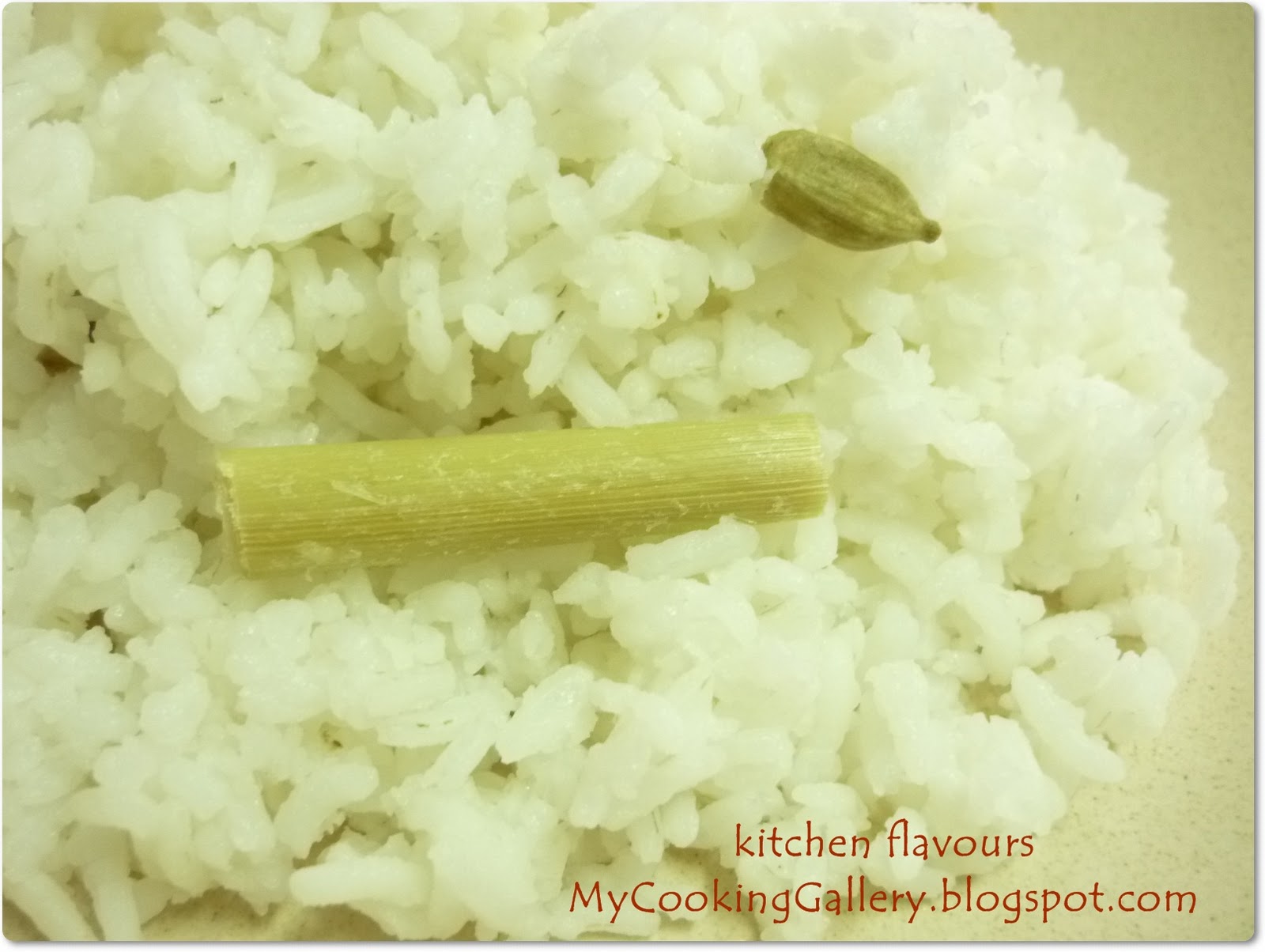 kitchen flavours Lemon Cardamom Rice and Balti Chicken