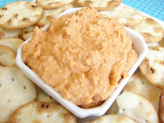 Easy Roasted Red Pepper Hummus