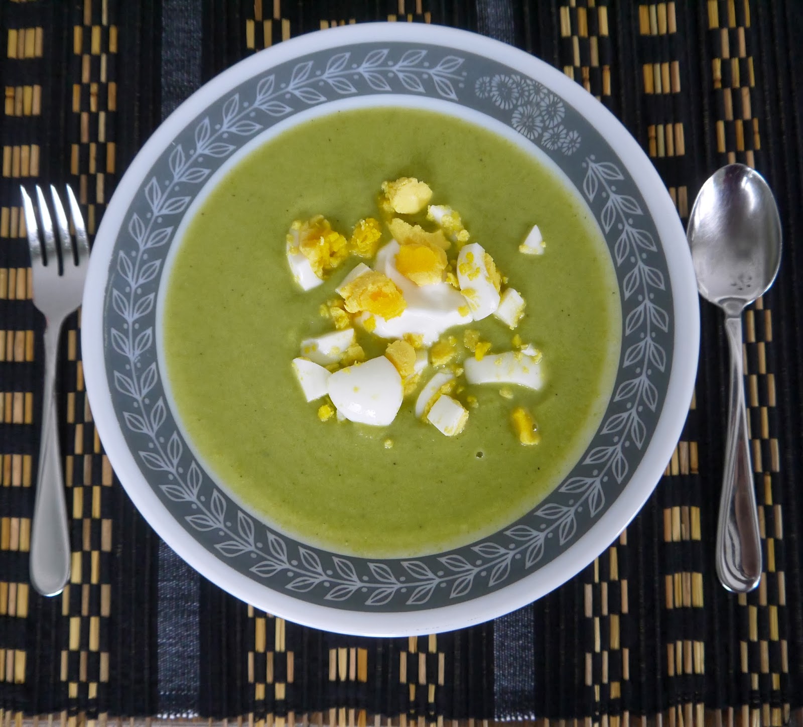 Sense and Simplicity Cream of Onion and Green Pea Soup