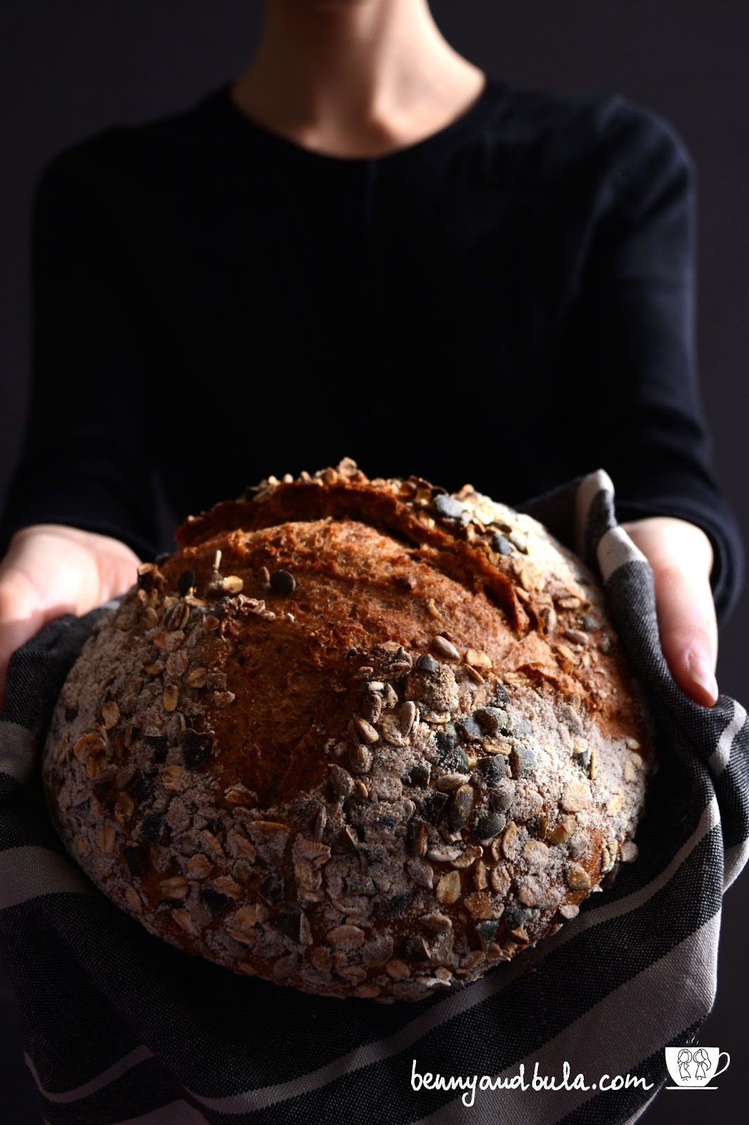ricetta pane ai cereali e semi/seeded multigrain bread recipe