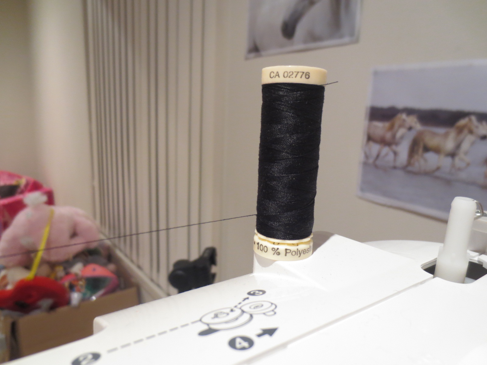 Skinny Budget Learn to Sew Pt 2 How to thread a bobbin & needle