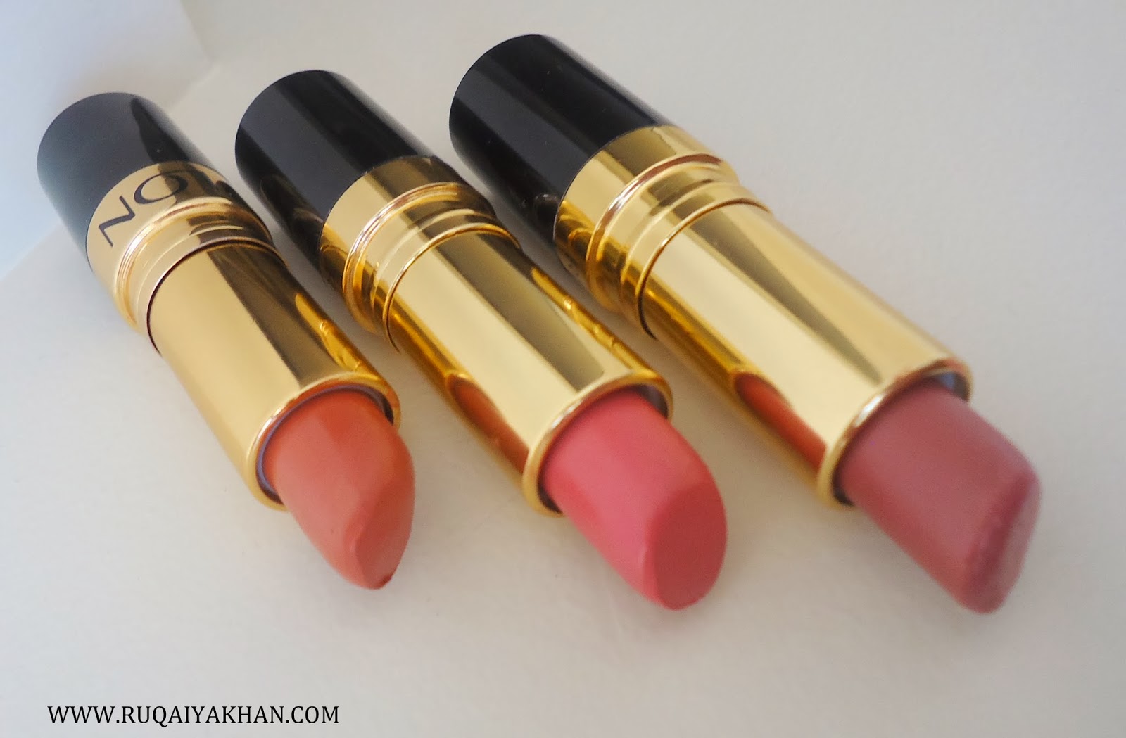 Ruqaiya Khan: Revlon Super Lustrous Lipsticks in Pink in the