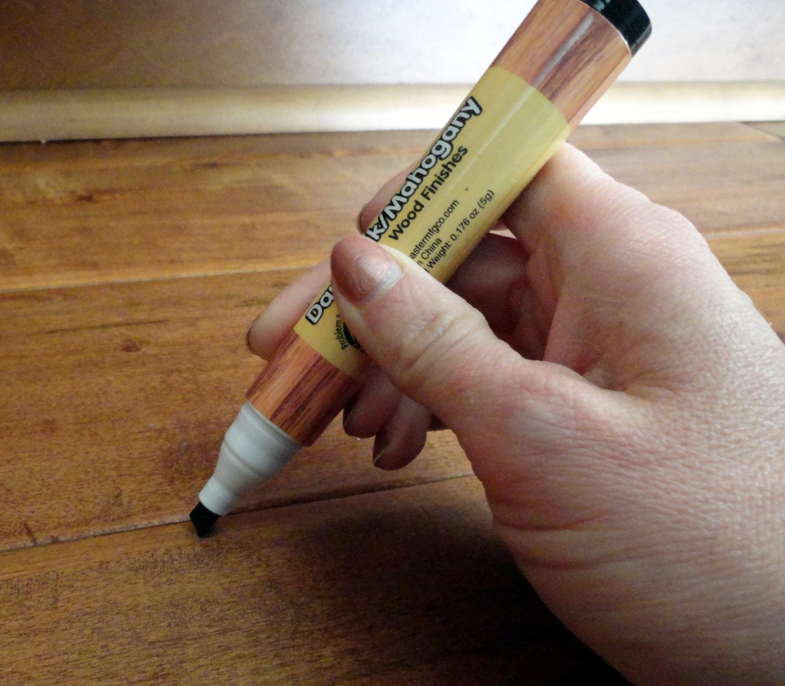 Repair your nicks, gouges and scratches in your floors, and