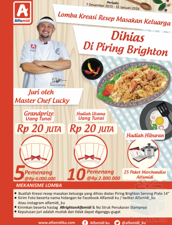 Kontes Kreasi Resep Masakan Keluarga Hadiah Uang 40 Juta Kontes Kreasi Resep Masakan Keluarga Hadiah Uang 40 Juta