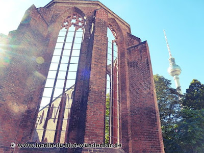 Berlin, bilder, verschiedene, bekannte, unbekannte orte, Sehenswürdigkeiten, kirche, klosterkirche, alex, ruine