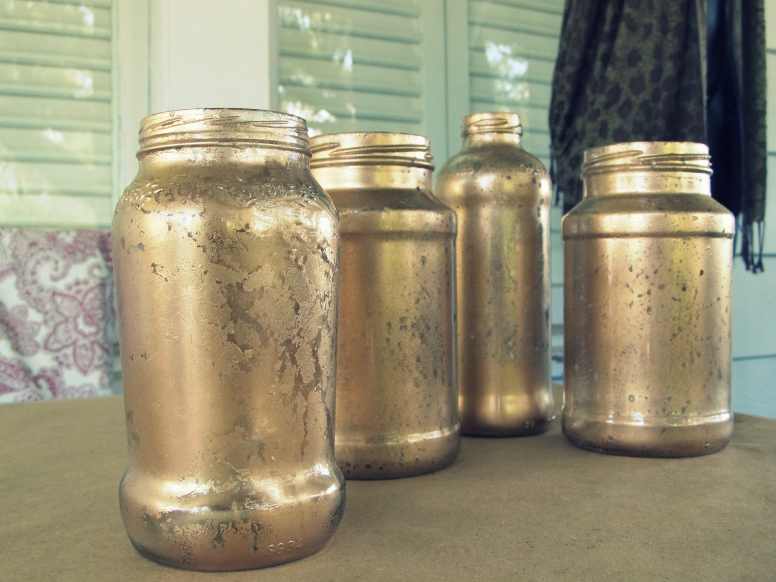 WobiSobi Gold Mercury Glass DIY