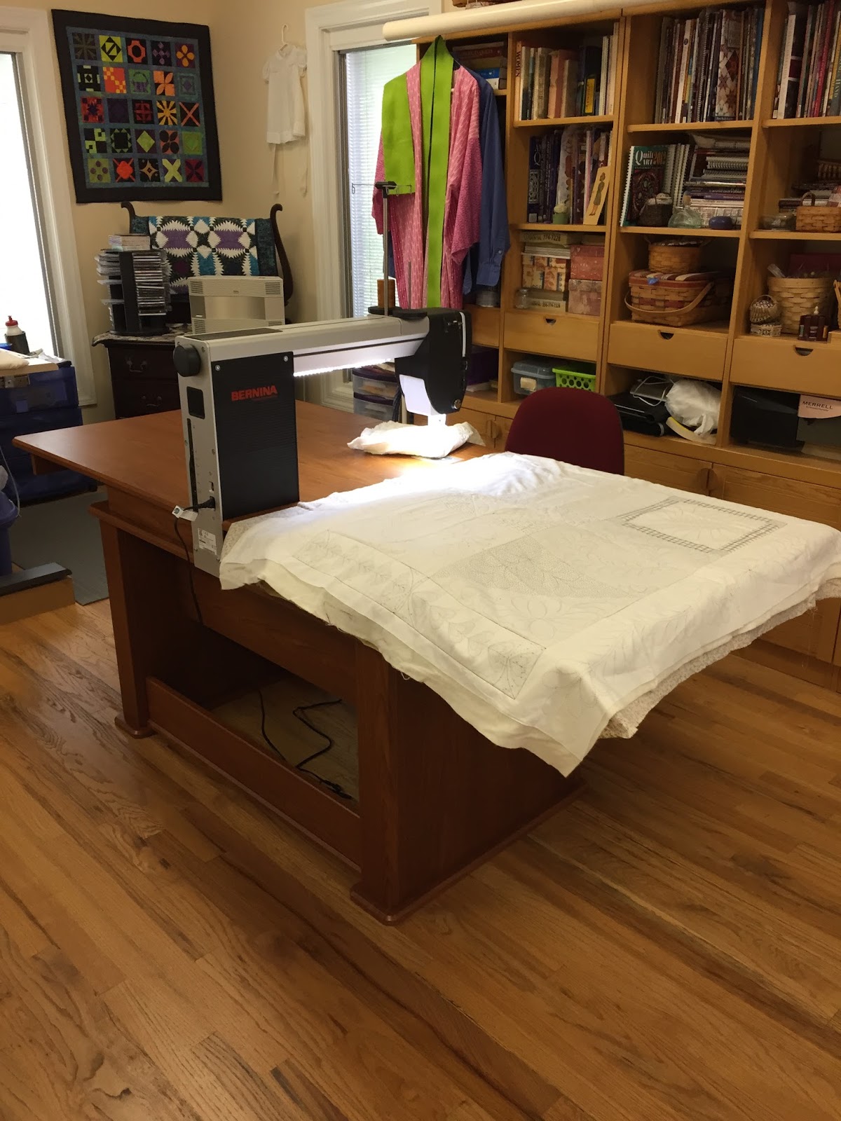 My Joyful Journey Bernina Q20 SitDown Long Arm Quilting Machine