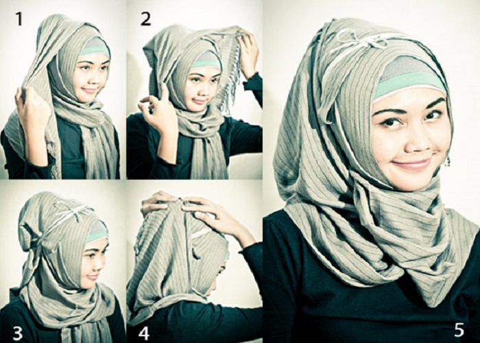 how to wear modern hijab