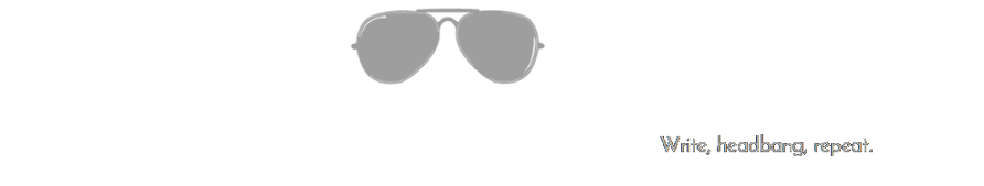 Author in Aviators