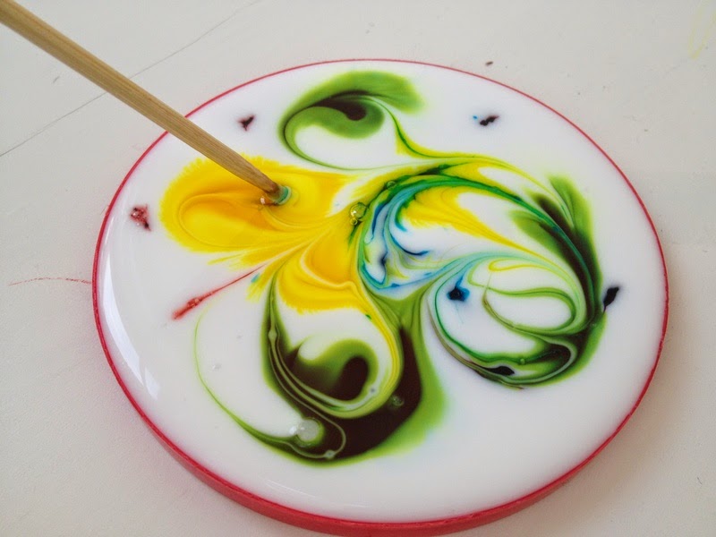 Craft of the Day Painting on Wet Glue