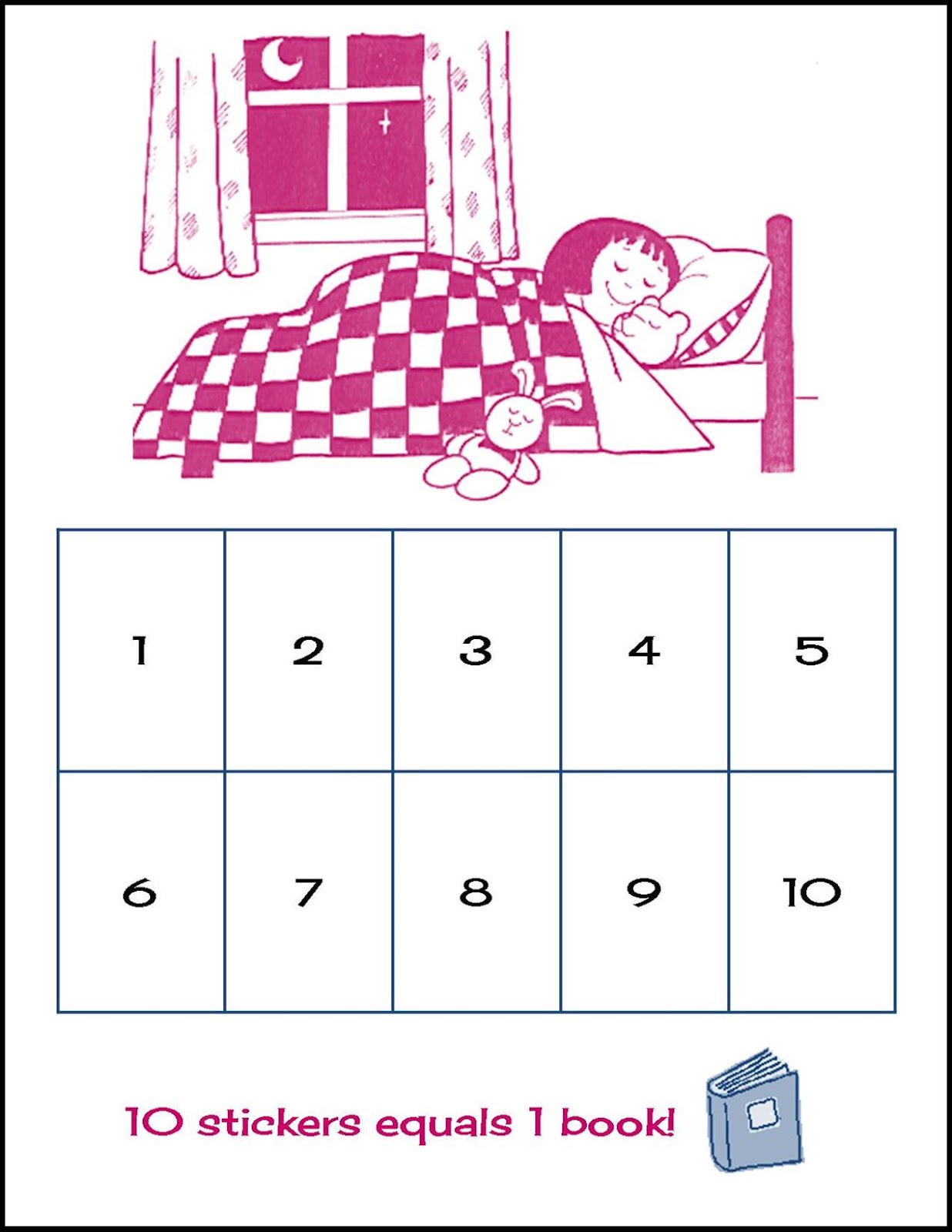 Free Printable Bedtime Chart