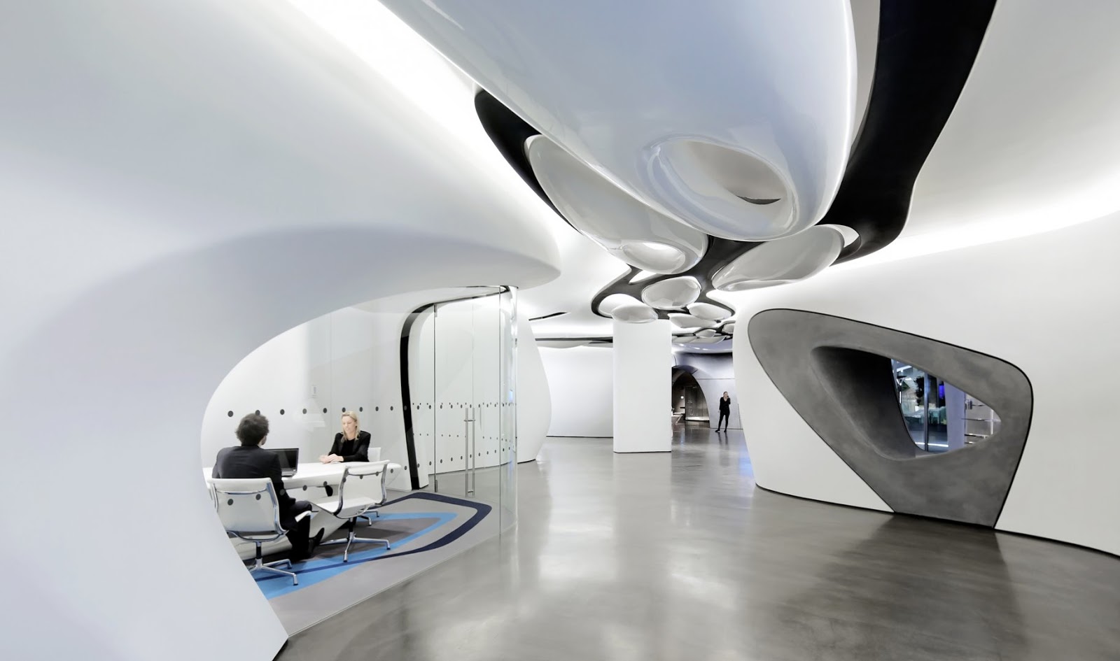 Gallery Interior Design Roca Gallery London Zaha Hadid