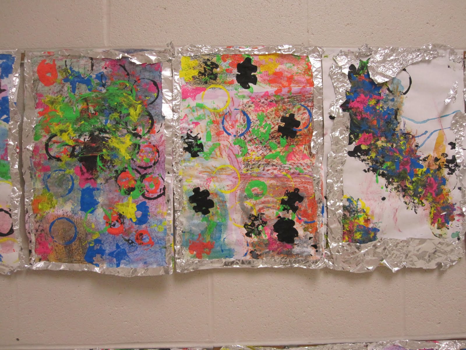 The Clever Feather Kindergarten's Totally Texture Kindergarten art