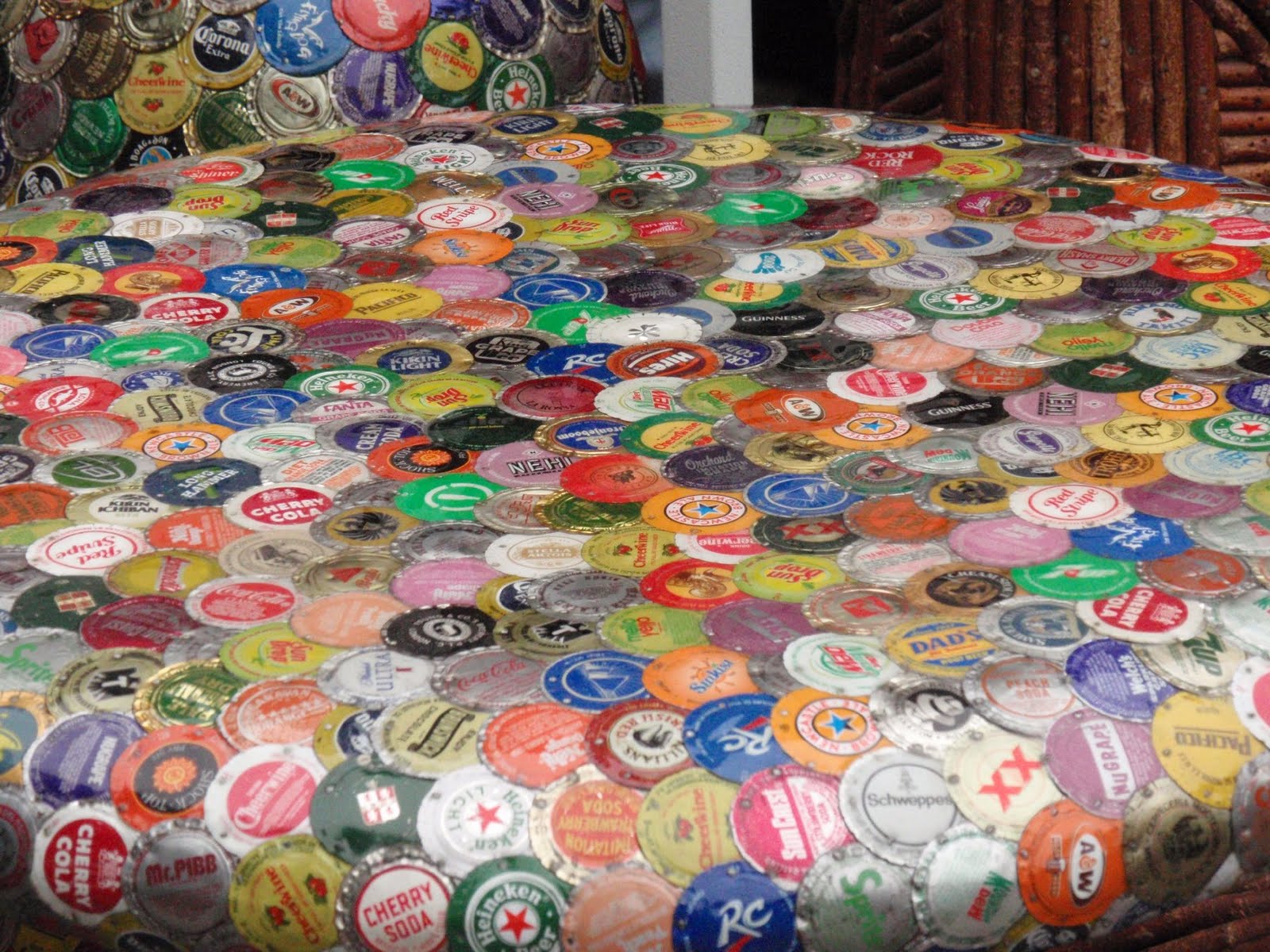 How to Recycle Art from Bottle Caps