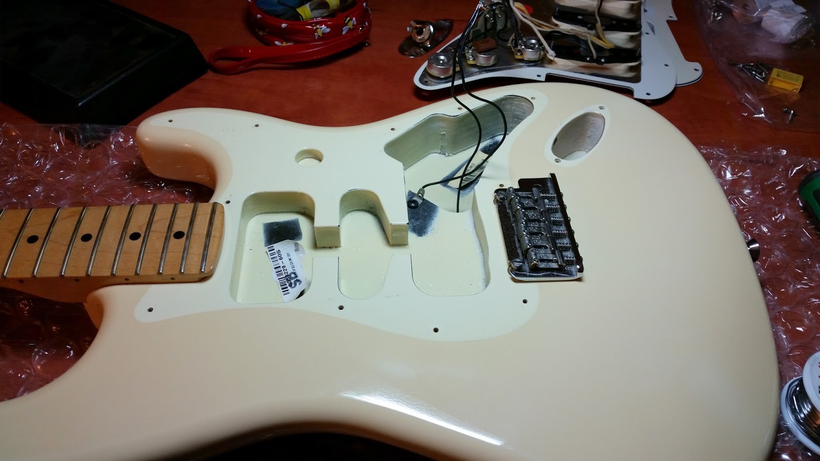 iXXD guitar mods Shielding a Strat