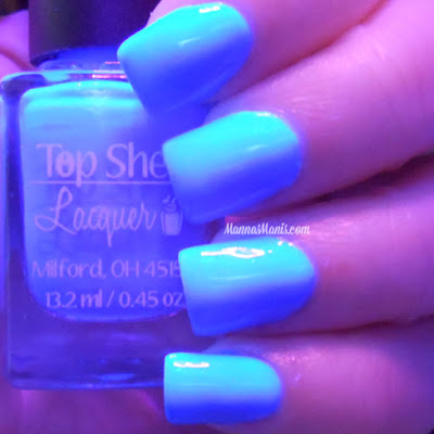 Top Shelf Lacquer  Electric Smurf Martini swatches