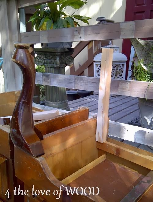 4 the love of wood HOW TO ADD LEGS to nightstands