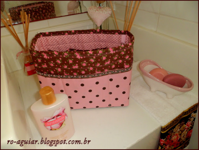 organizador de bolsa em patchwork com PAP (DIY)