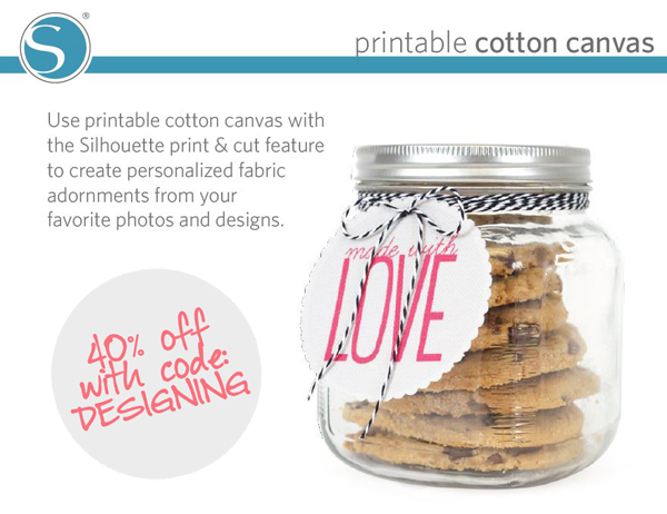 printable+cotton+canvas | 40% off Silhouette Accessories Promotion + New Products | 18 |