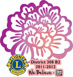 Lions District 308 B2 President's Theme Logo 2011-2012