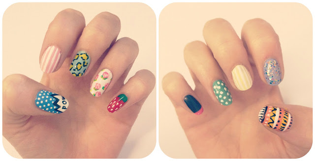 Mix & Match, Photo: burkatron.blogspot.co.uk Nail art