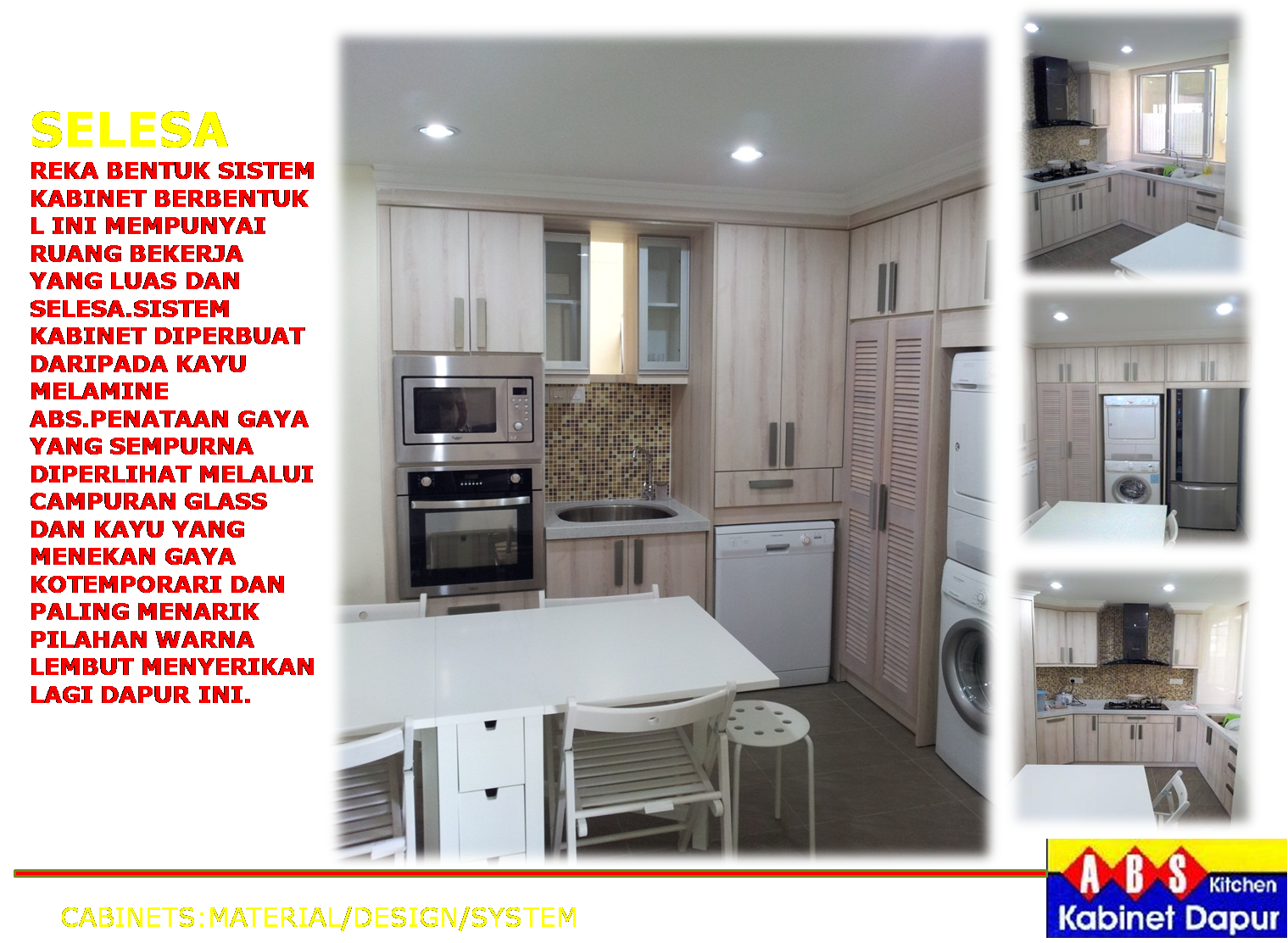 ABS KITCHEN REKA BENTUK SISTEM