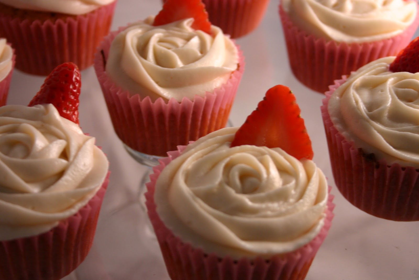 The Cupcake Hutch Strawberry Rose Wine Cupcakes