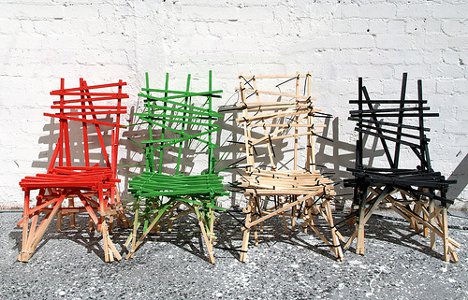 Muebles rusticos; sillas, sofas, percheros...