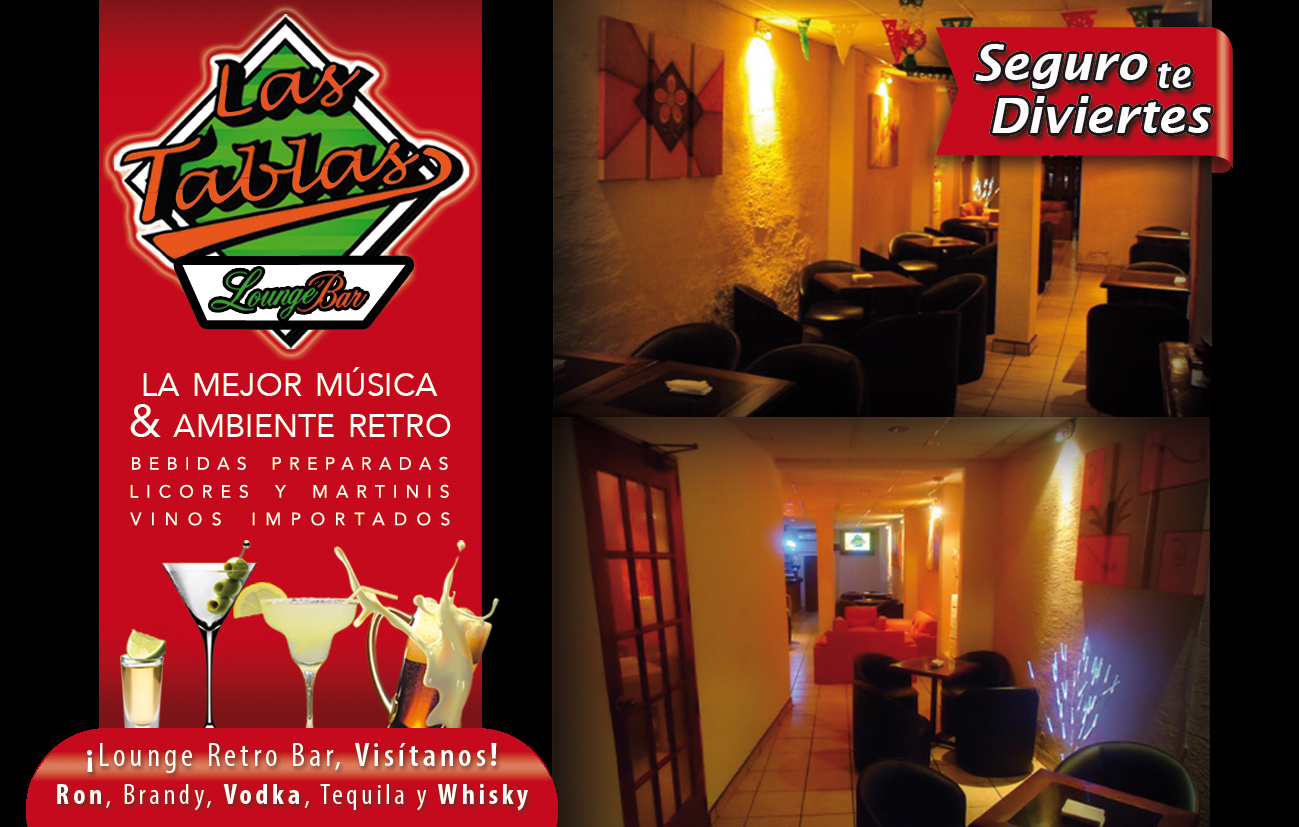 Publicidad en Cosamaloapan MantelPubliko Las Tablas Lounge Bar