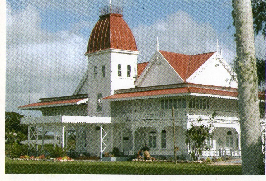 Postcards Journey Tonga The Royal Palace