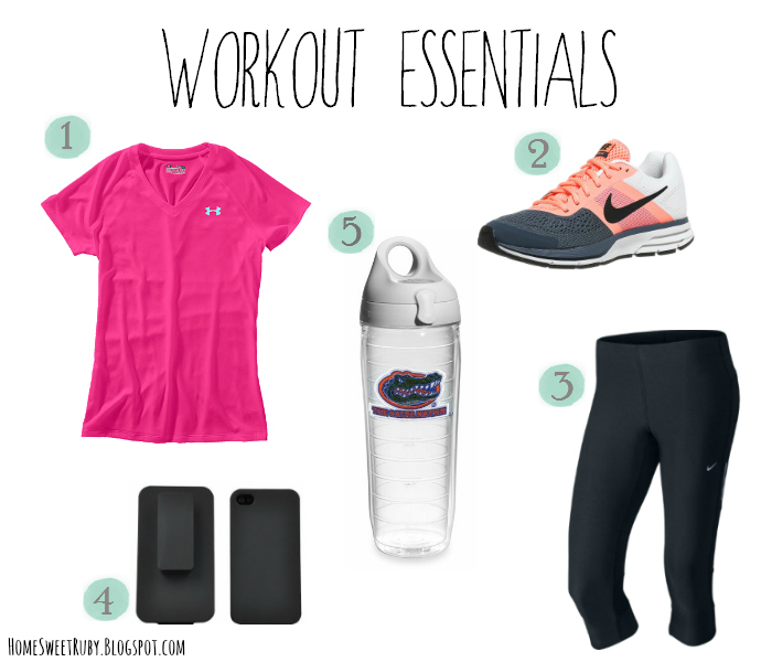 Workout Essentials Home Sweet Ruby