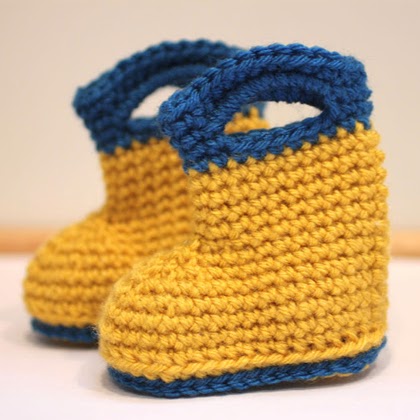 Crochet Rain Boots