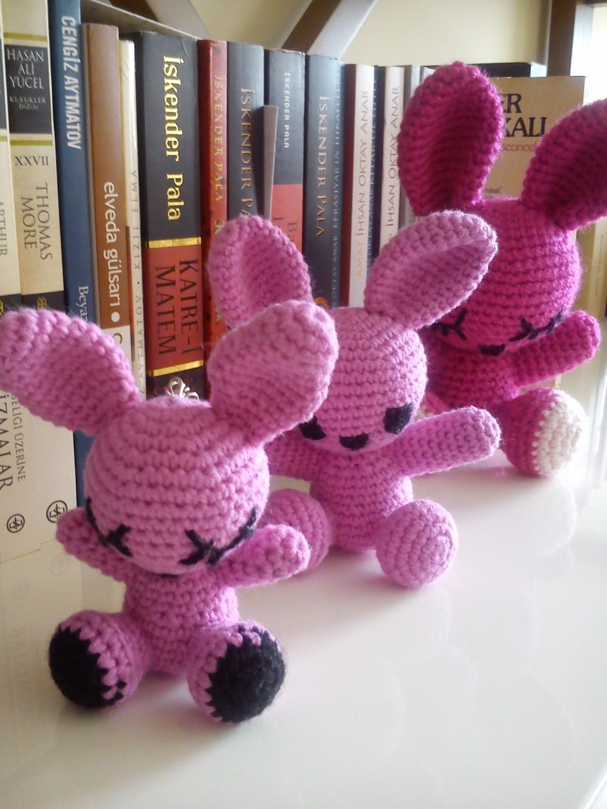severek ?rd?klerim: Amigurumi Tav?an Anahtarl?k Yap?l???