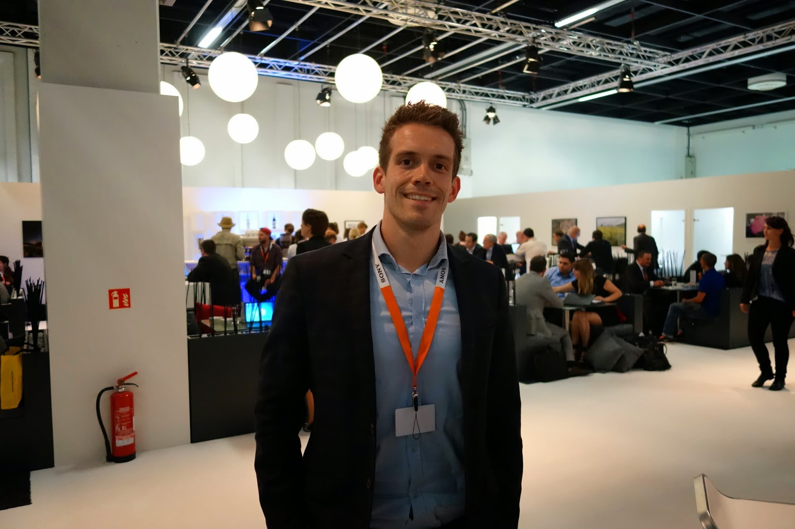 Richard Bjerkoe - Robust Dad - Inside the Sony lounge