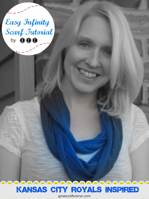 Easy Infinity Scarf Tutorial by Ginas Craft Corner