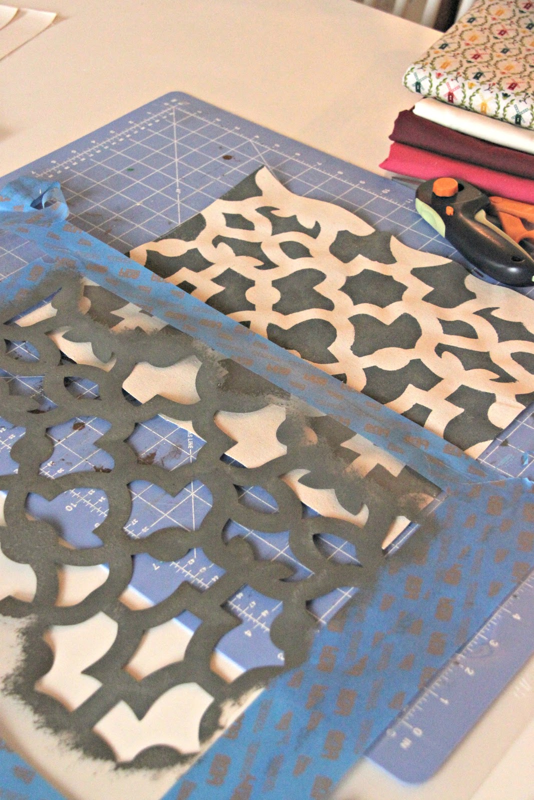 Larissa Another Day Cutting Edge Stencil GIVEAWAY and review