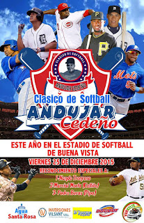 Este 25 de Diciembre Clásico de Softball Andujar Cedeño 