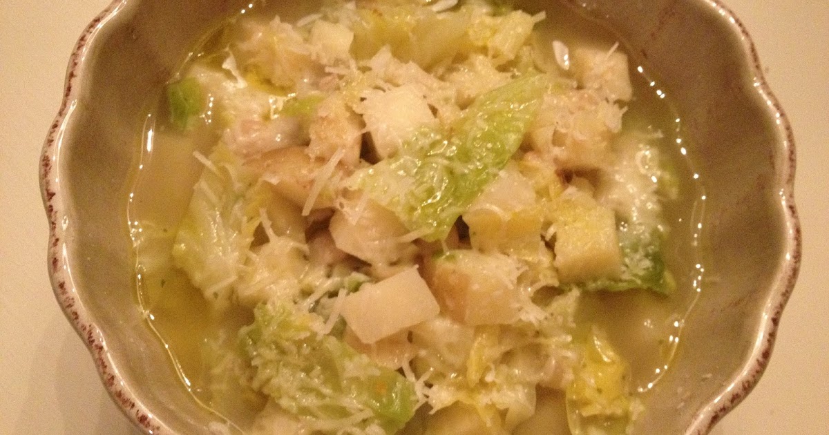 The Sustainable Palate Celery Root, Cabbage, White Bean, and Potato Soup