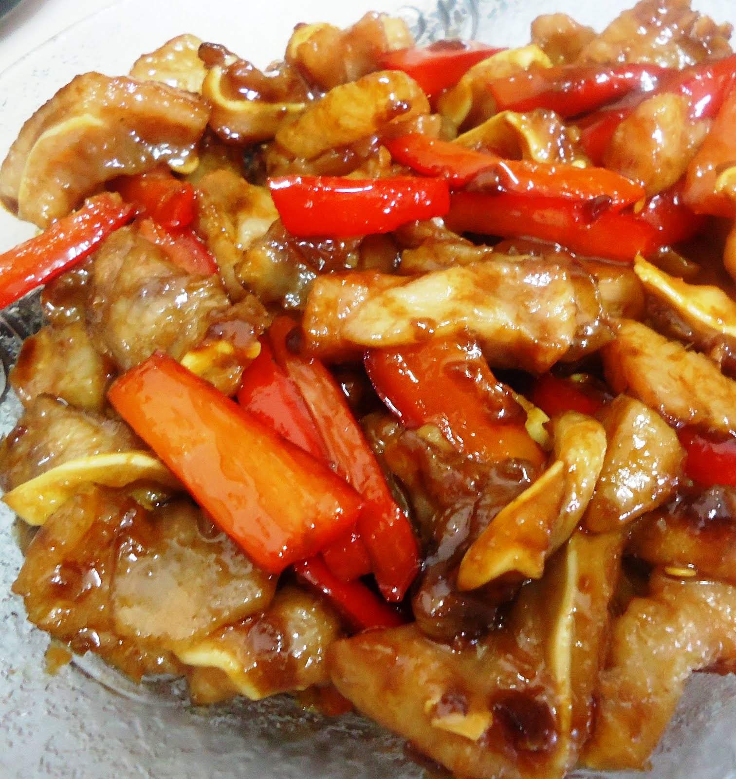 Mely's kitchen Braised Pork's Ear with Hoisin Sauce