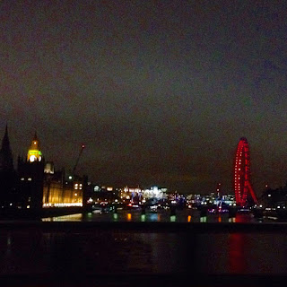 London Eye Parliament Night