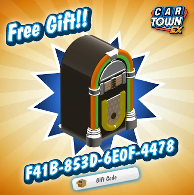 Car Town EX Free Gift Juke Box