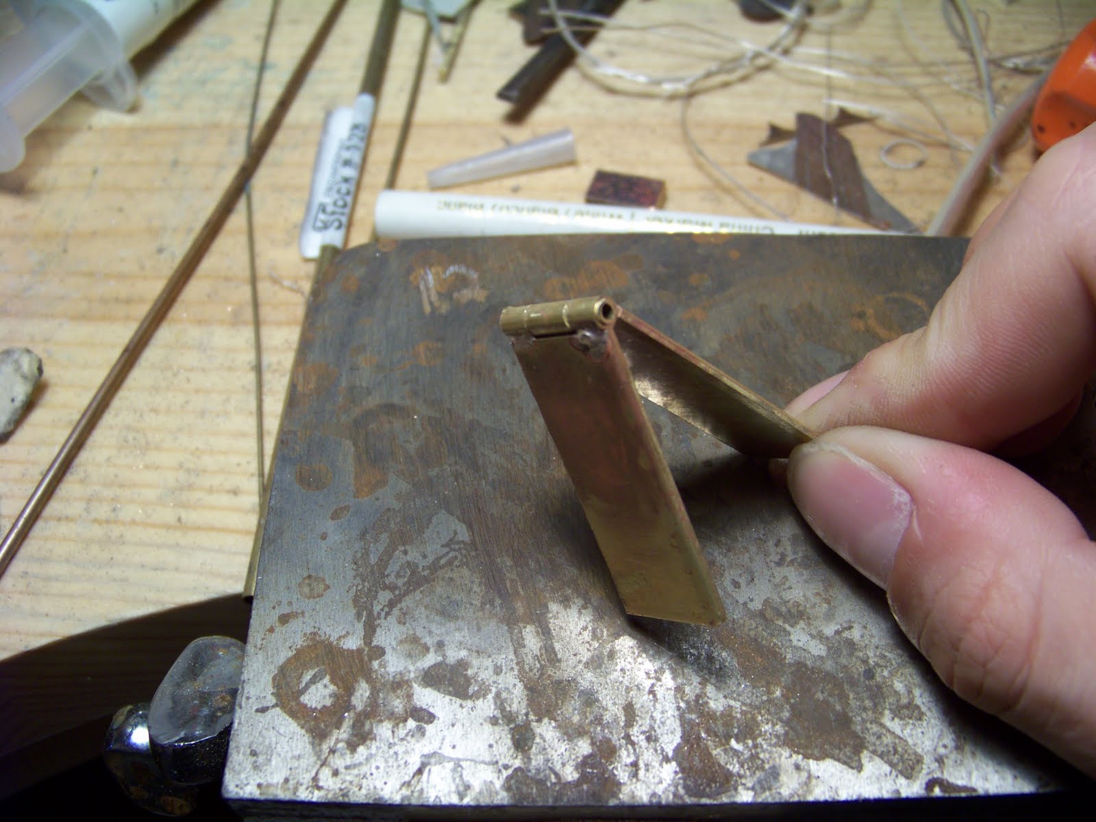 Daniel Icaza Artist & Metalsmith Sixth Entry How to Fabricate a Hinge