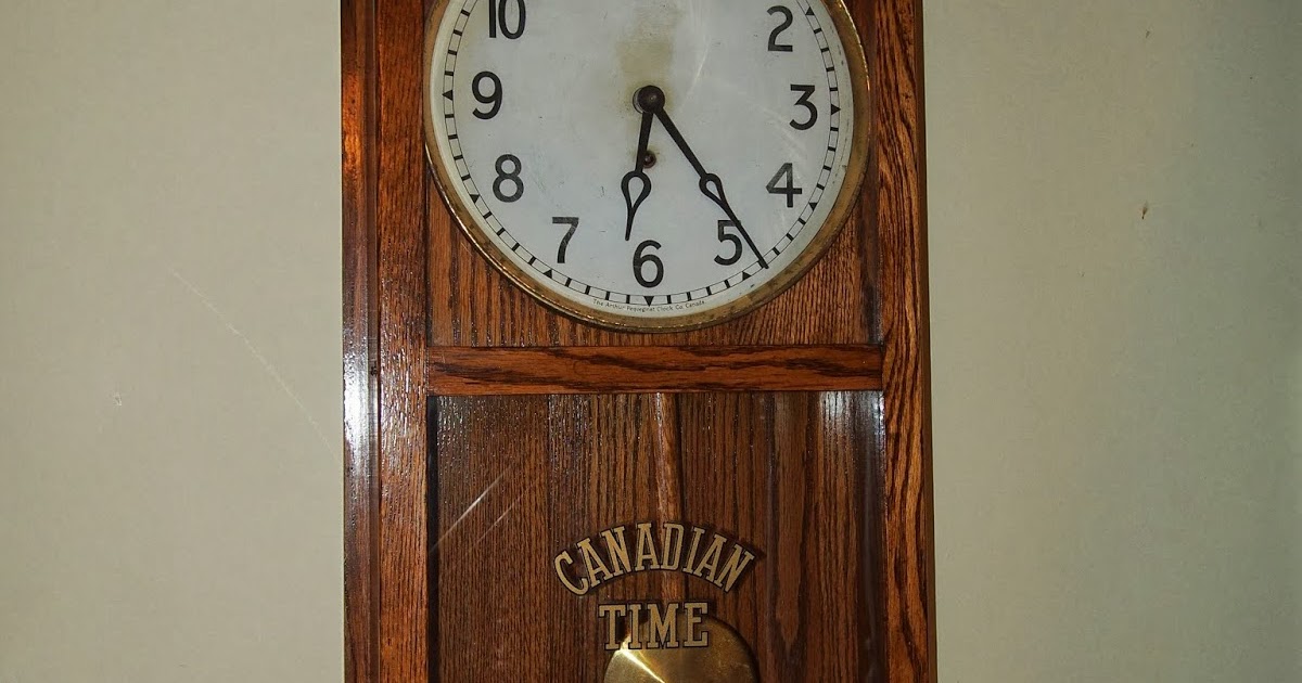 Arthur Pequegnat Canadian Time wall clock