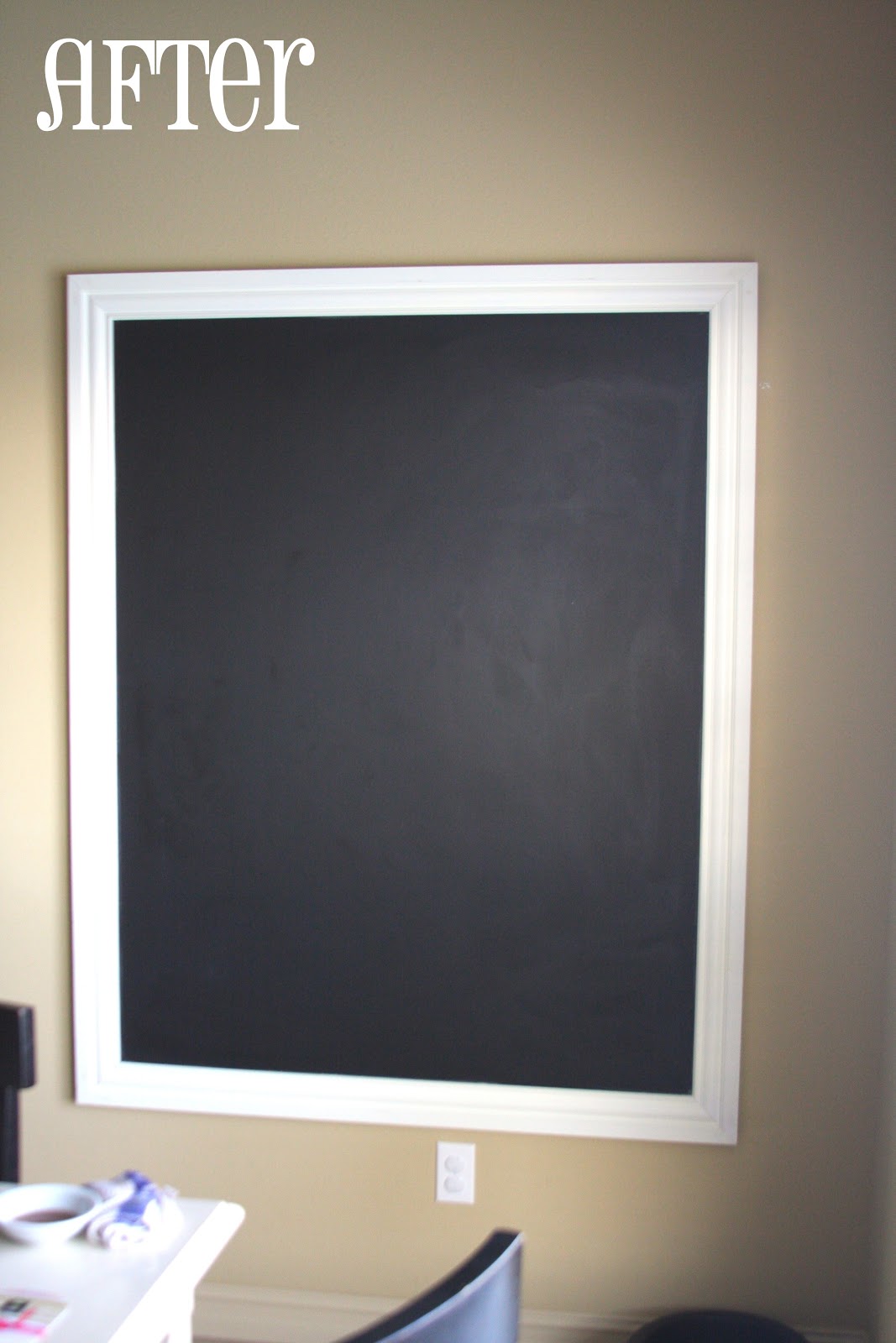 I really should be sleeping.... How to Really Clean a Chalkboard